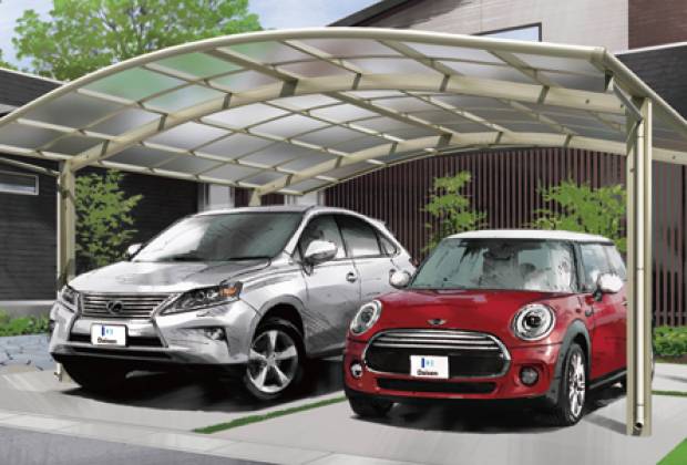 カーポートの新基準「リアルポートⅢ」 2台用